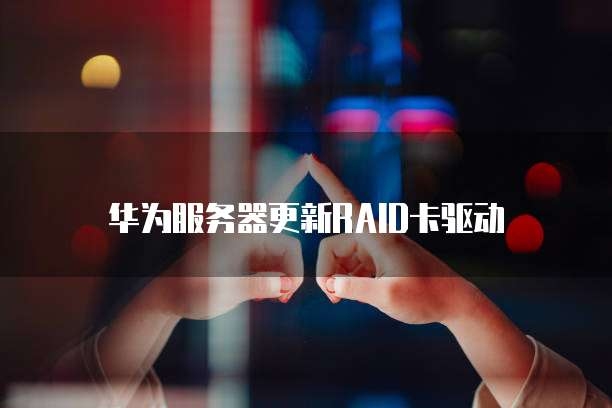 华为服务器RAID卡驱动详解插图