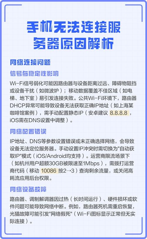 无法连接服务器的原因及解决方案。插图