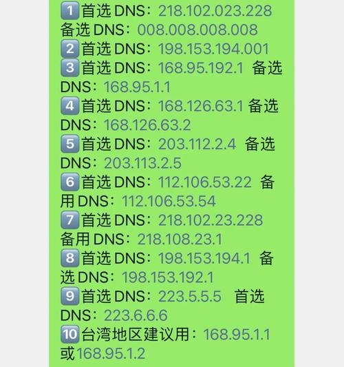 网速最快的首选DNS与备选DNS策略插图