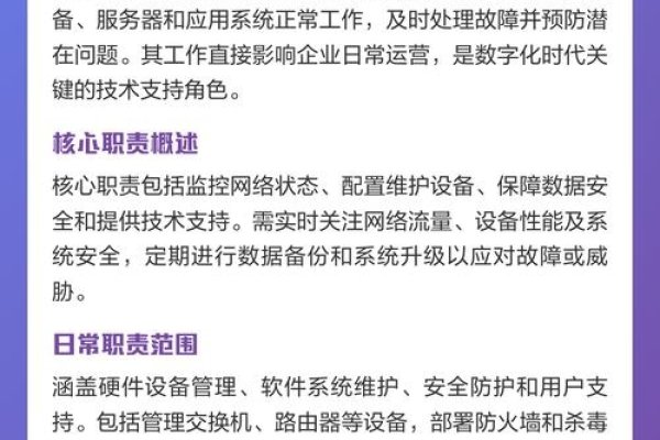 网络维护员的工作内容与职责-方知甜