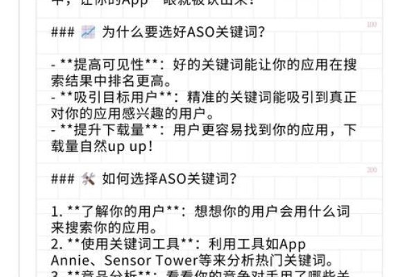 搜索引擎优化与ASO策略，关键词选择及设置技巧解析-方知甜
