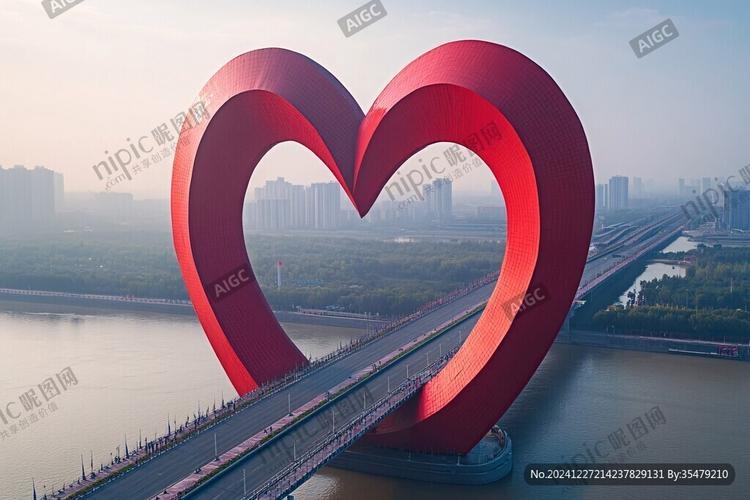 爱心符号,传递温暖与希望的桥梁插图 爱心符号,传递温暖与希望的桥梁插图