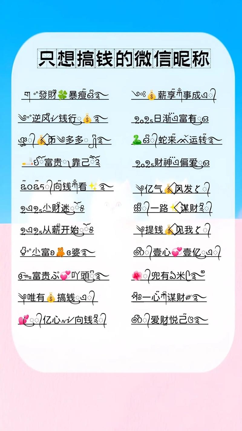 暴富网名大赏，古典与幽默的财富愿望插图