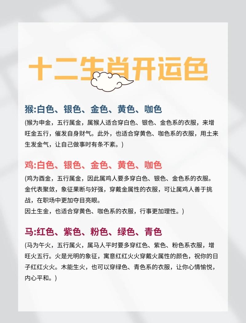 本命年幸运色与注意事项，平衡心火，避玉石插图