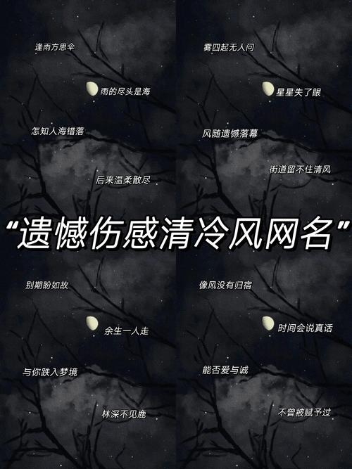 悲伤网名精选及失恋专用昵称插图