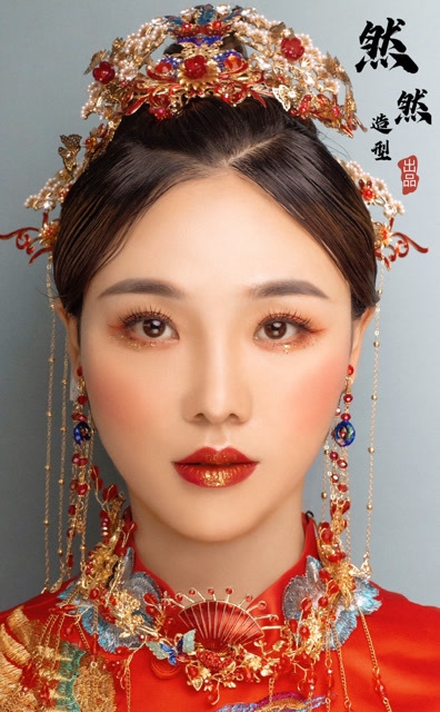 成都新娘妆设计惊艳，温婉中式佳人。插图