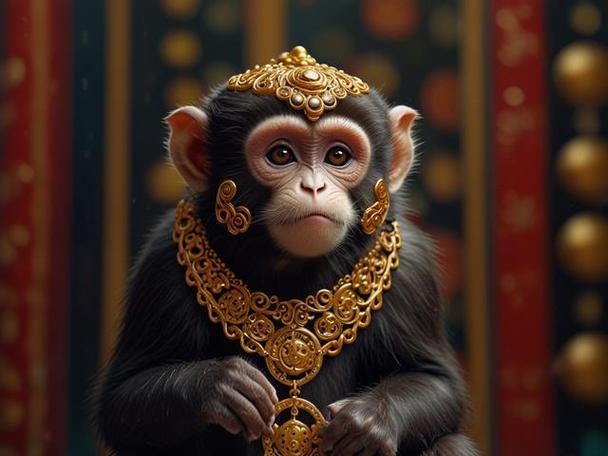 出人头地——猴插图