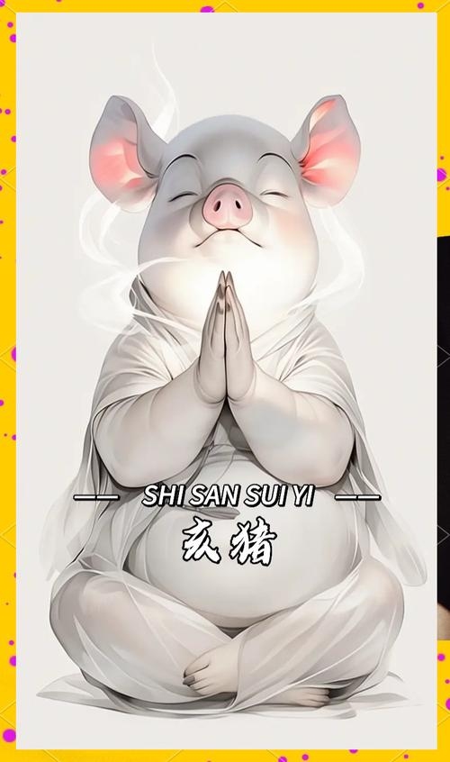 朝思暮想，猪为智勇双全之生肖插图