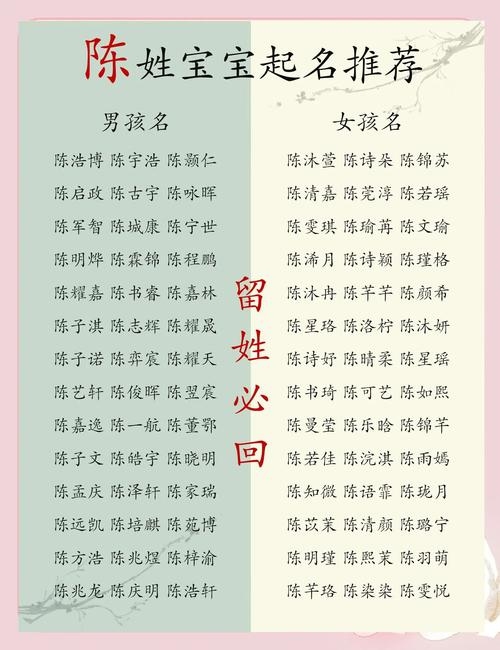 陈姓男孩名字的诗意与寓意插图 陈姓男孩名字的诗意与寓意插图