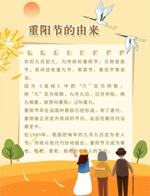 重阳节日历，传承千年的敬老文化与节日习俗插图