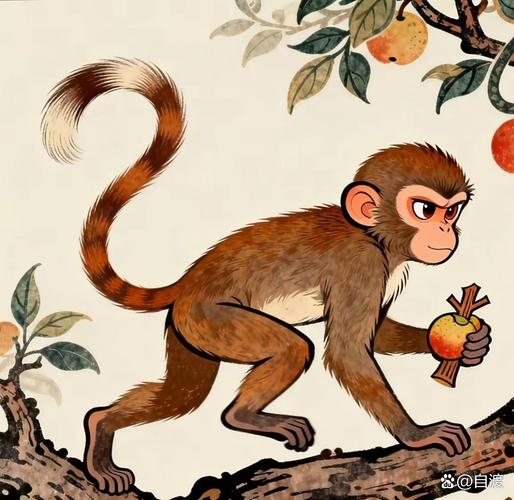 得意忘形代表生肖猴插图