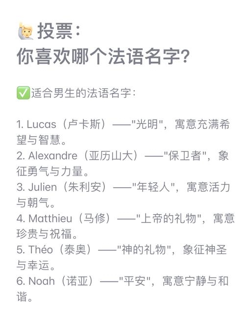 法文名字的魅力与探索插图