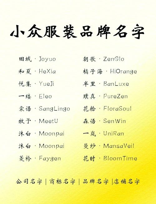 服装公司取名，洋气风格与五行属性并重，打造独特品牌力！插图