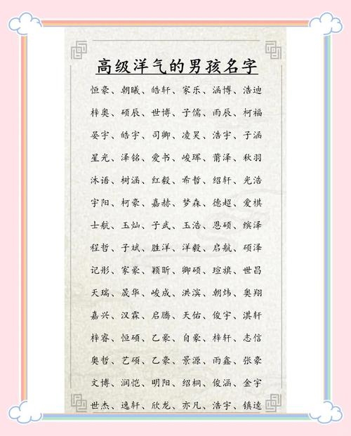 贵重有力男孩名推荐，钇、钊、金鸿，响器喻智铭显睿。插图