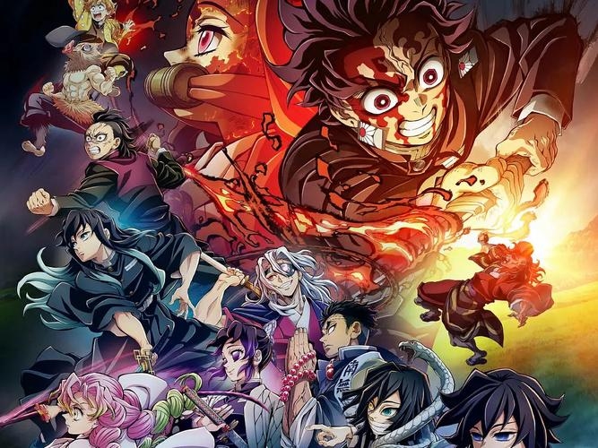 鬼灭之刃四部剧集已推出，2024年12月回顾插图