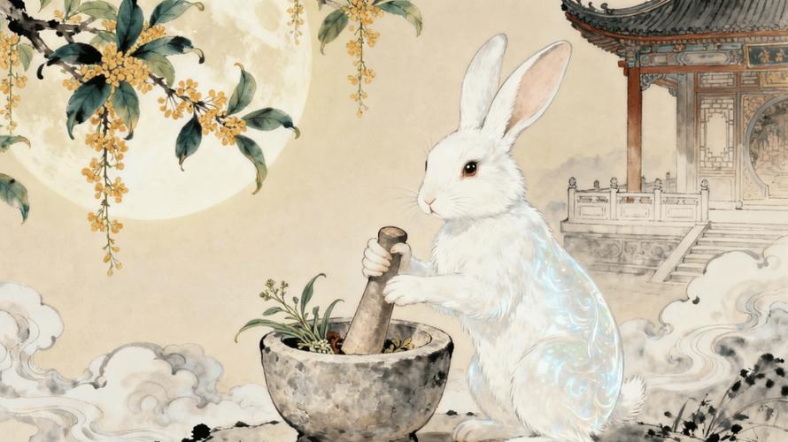 红果绿叶同树，嫦娥玉兔探望——生肖之谜插图