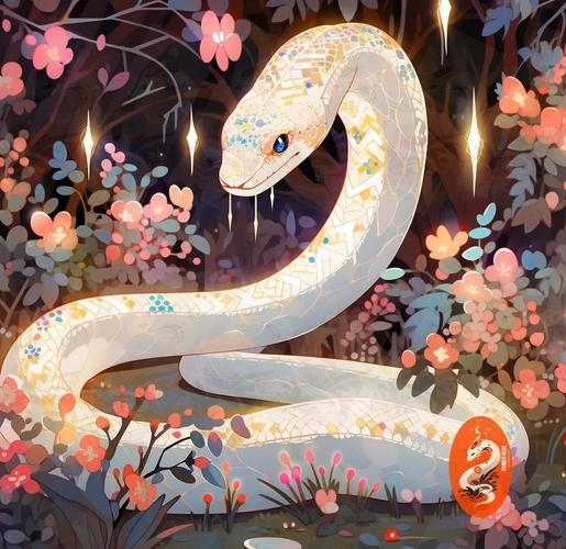 红颜白发，生肖蛇的蜕变之美插图