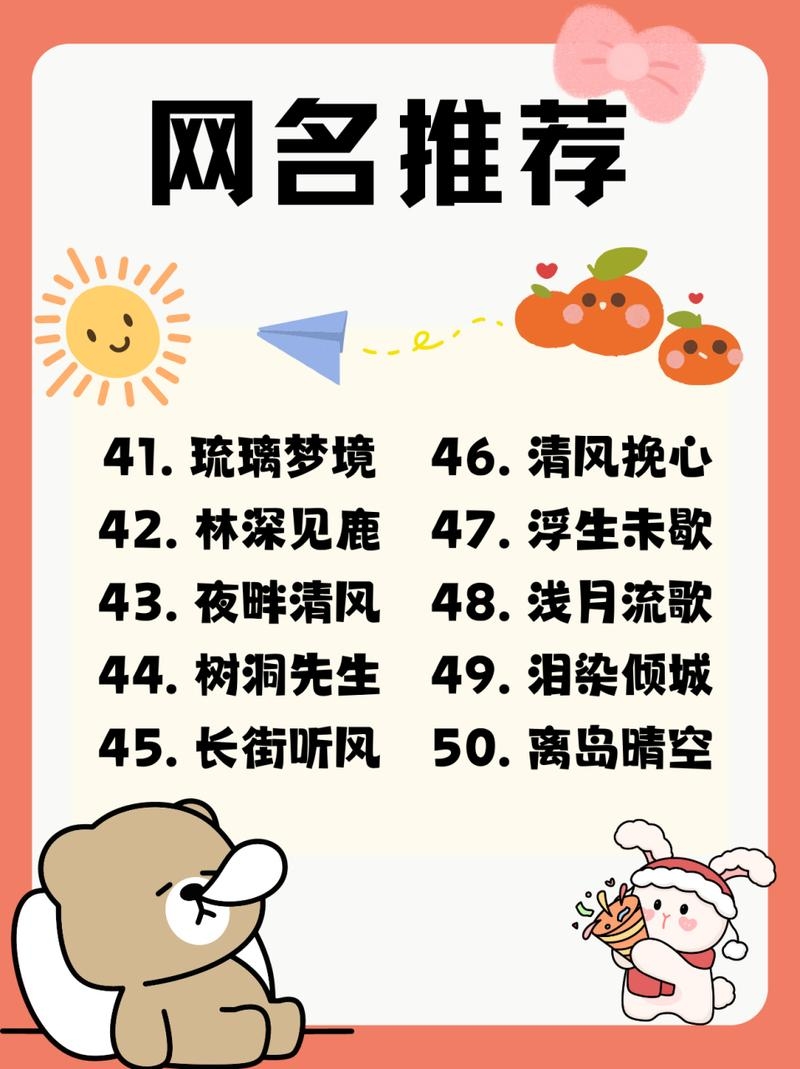 精典网名，网络世界的个性名片插图