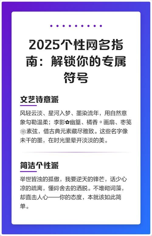 解锁个性密码，打造最个性网名指南插图