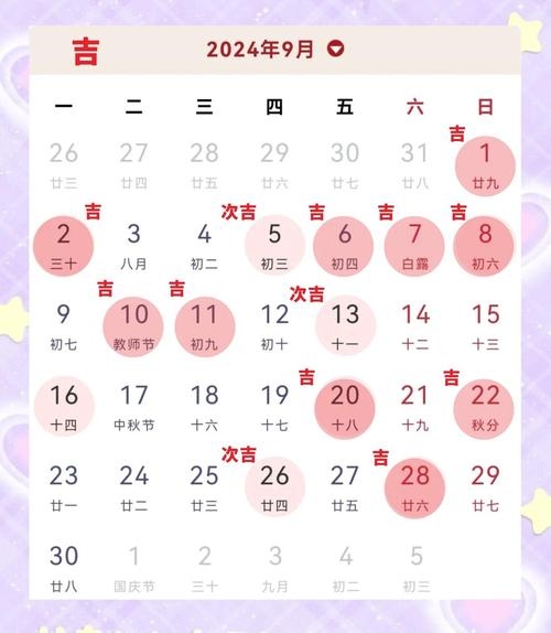 九月份黄道吉日,9月3-5、8-12、15、17、21、25、29日,宜开业及清扫插图 九月份黄道吉日,9月3-5、8-12、15、17、21、25、29日,宜开业及清扫插图