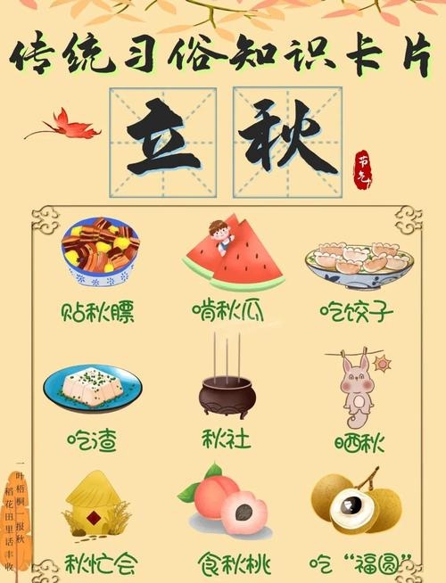 立秋习俗，传统与自然的和谐共舞插图