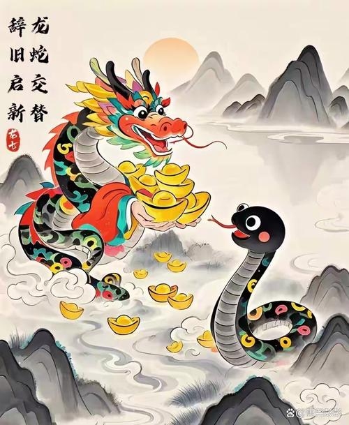 龙与蛇牛马生肖相关插图 龙与蛇牛马生肖相关插图