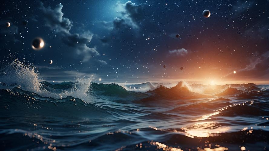 梦见大海，心灵的远航与深邃探索插图