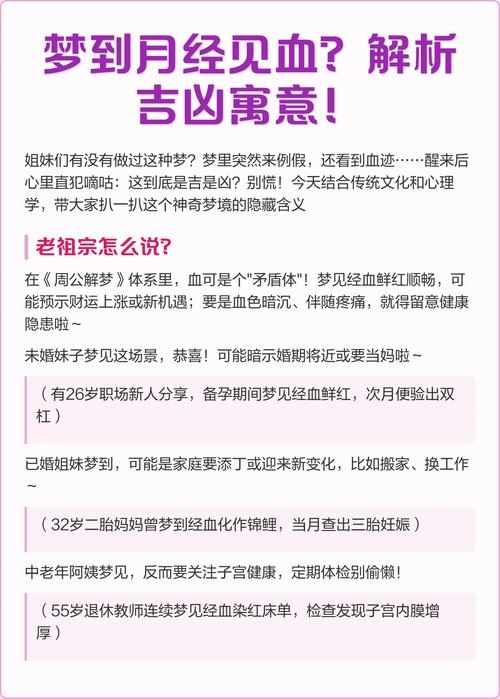 梦境的隐喻，解读梦见月经血的深层含义插图