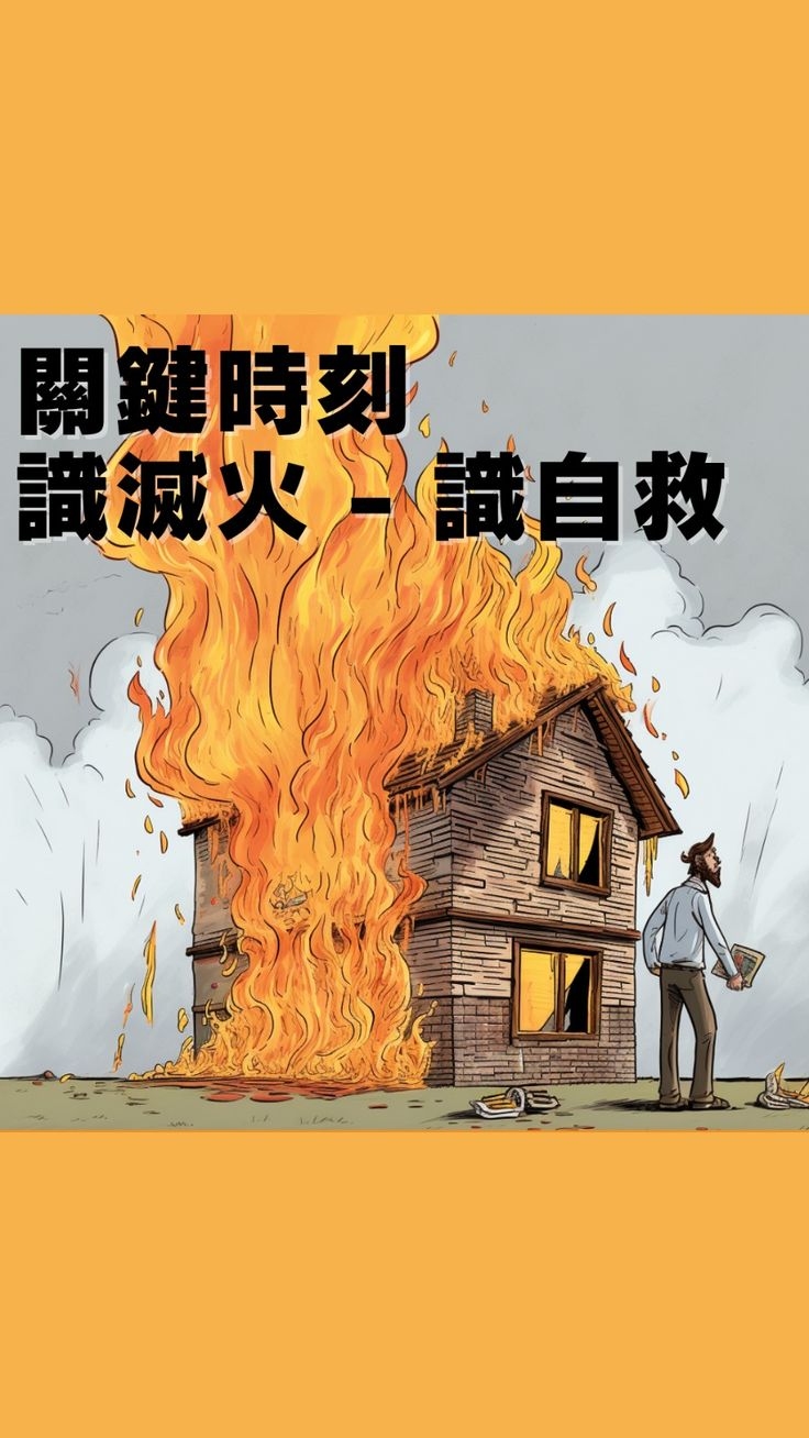 梦见失火被扑灭，家庭矛盾化解，新希望与机遇的象征。插图