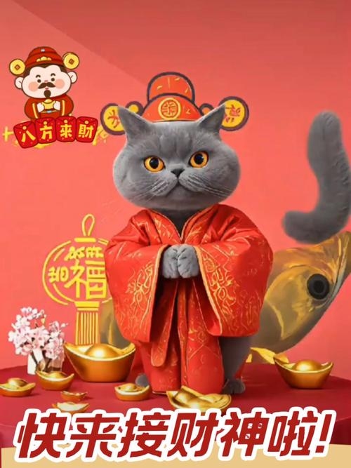 梦见猫寓意多样，好运财富常伴，情感变化有变数。插图