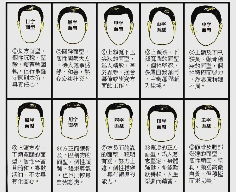 面相脸型，探索面部轮廓与个性特征的奥秘插图