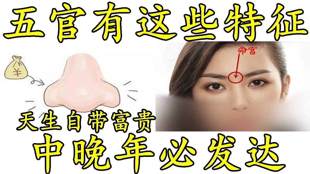 面相图解显高贵，五官端正属富贵贵人插图