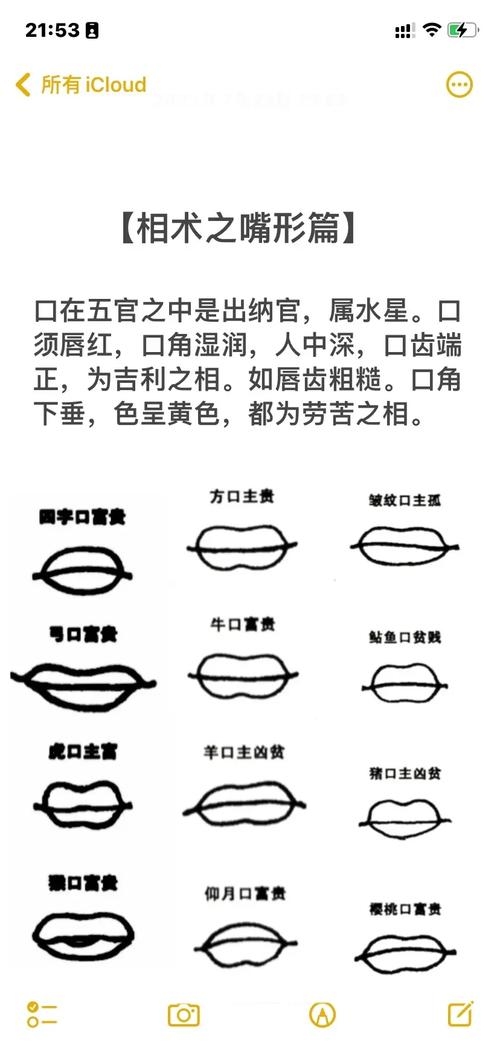 面相嘴唇，解读唇形与命运的微妙关联插图