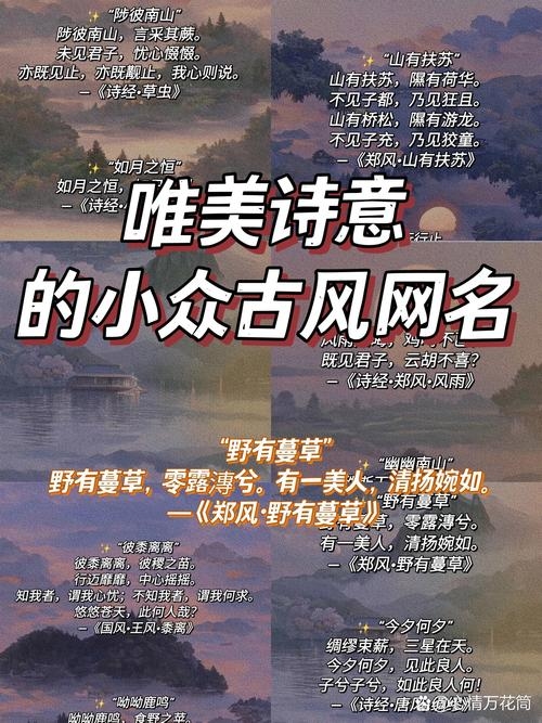 女生可爱网名大全推荐，蒹葭采采、笑看浮华苍生等插图