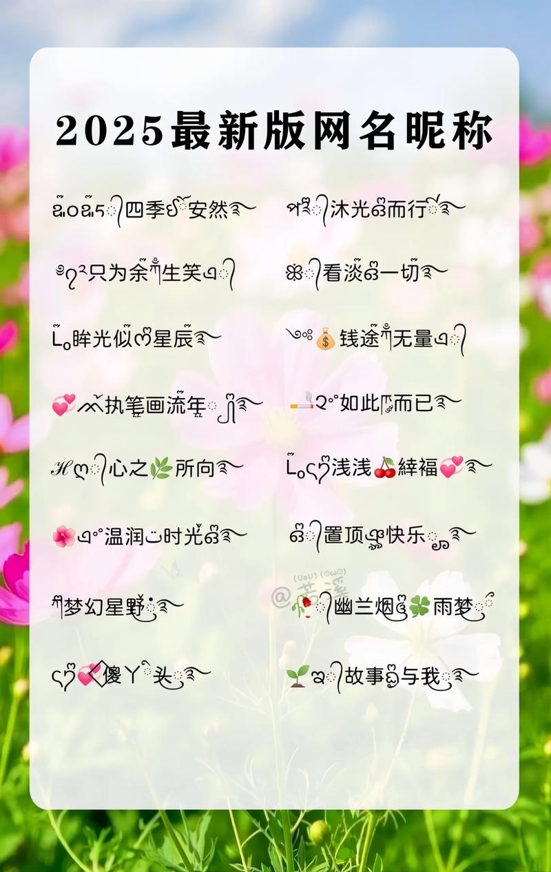 女生网名大全，巧思风、萌趣雅致插图