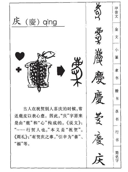 庆的拼音,传承与文化的韵味插图 庆的拼音,传承与文化的韵味插图