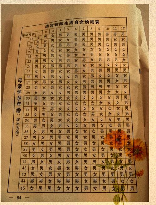 清宫生男表计算器，预测宝宝性别无依据插图