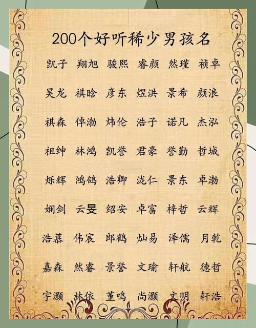 取名男孩，独特之选，彰显个性插图