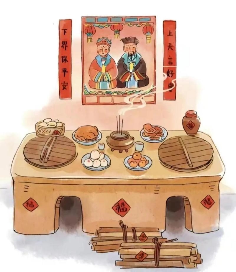 千年传承，民间祭灶——春节的火光祈愿与‘衣食有余’梦插图