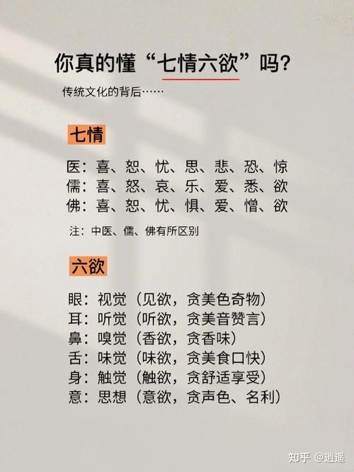 七情六欲有何说法?插图 七情六欲有何说法?插图