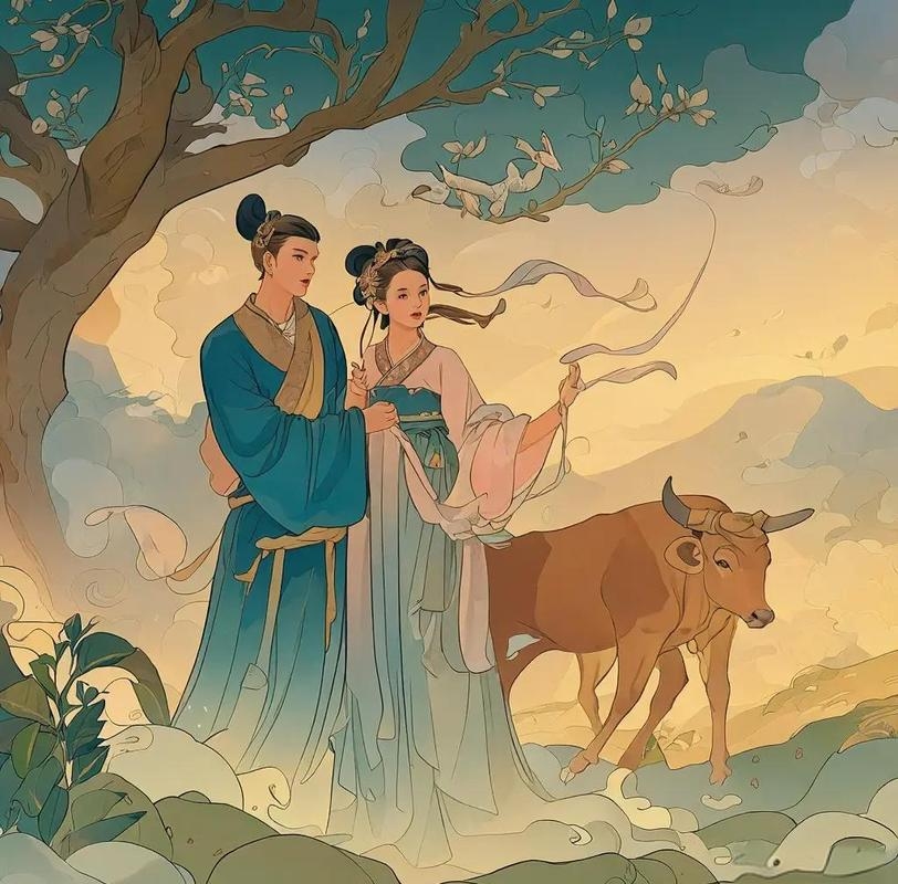 七夕九天，牛郎织女情深——生肖之谜插图