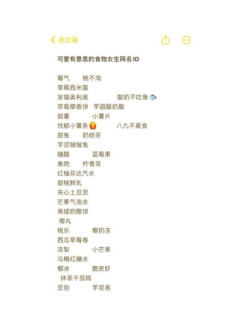 清新夏日酸甜滋味，专属个性好名！插图