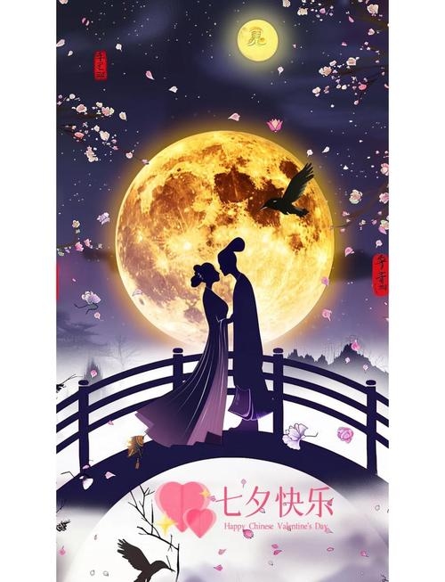 七夕寻缘，爱有引力，浪漫派对插图