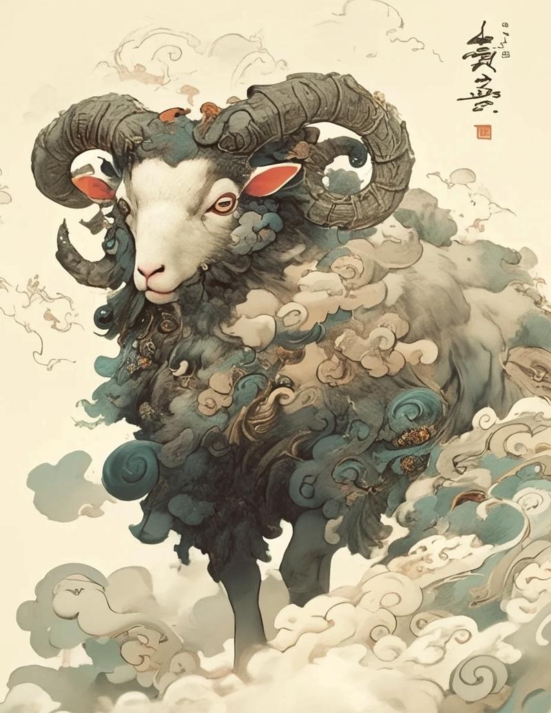 如沐春风，生肖羊的温柔与惬意插图