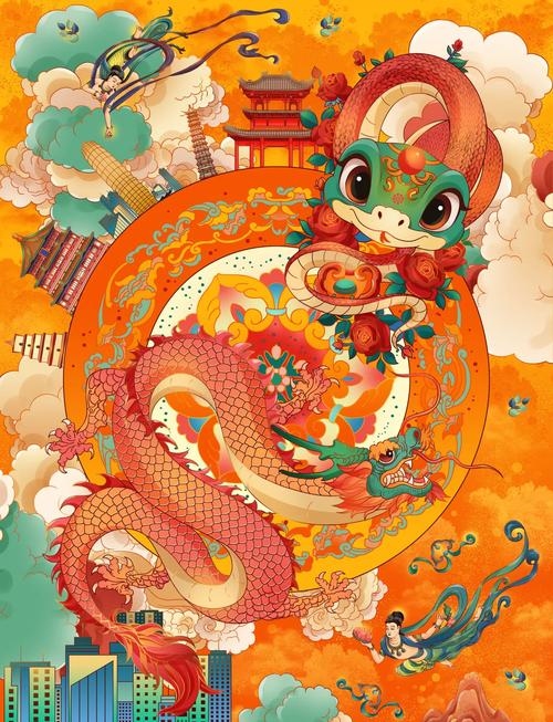 日伏夜出，生肖交汇的奇幻时光插图