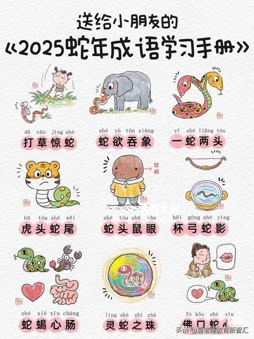 十二生肖成语接龙，皮里春秋鼠相参，蛇会言语藏情真。插图