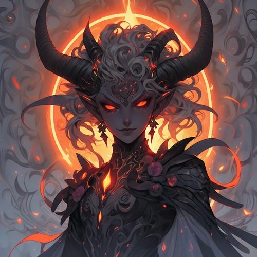 十二星座专属恶魔头像，个性与勇气的完美融合插图