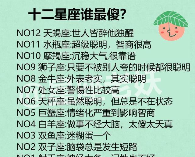 十二星座里面最傻的其实是……插图