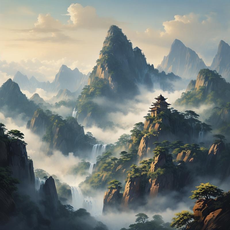 山光水色映生肖,龙游其中显灵韵插图 山光水色映生肖,龙游其中显灵韵插图