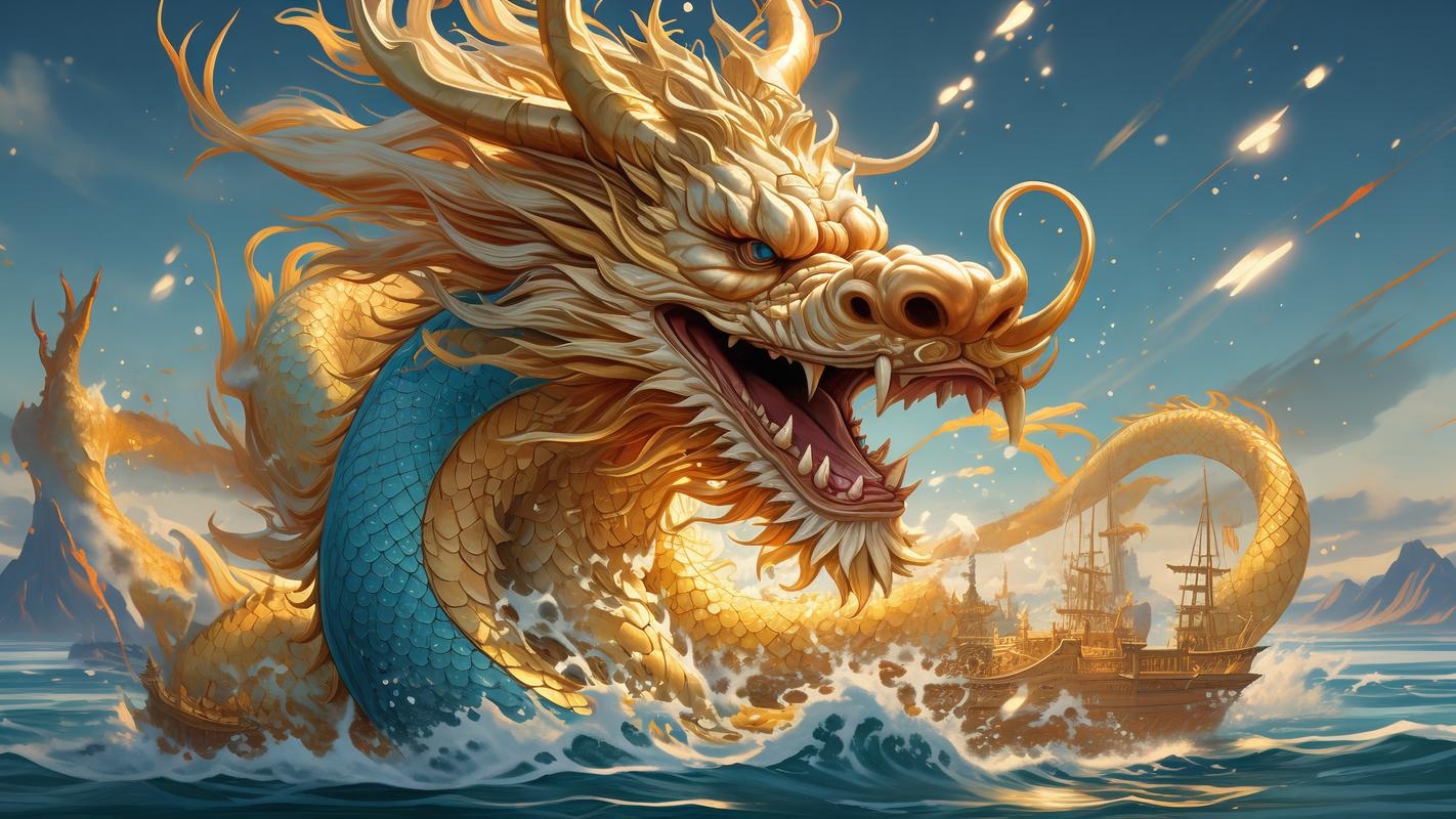 水火不避，龙之勇猛无畏的象征插图